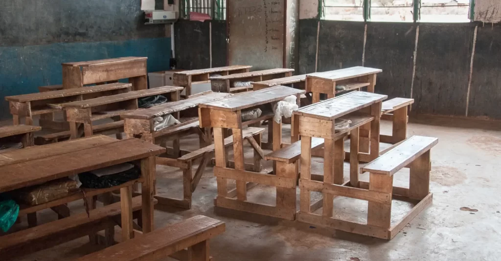 Kenyan classroom